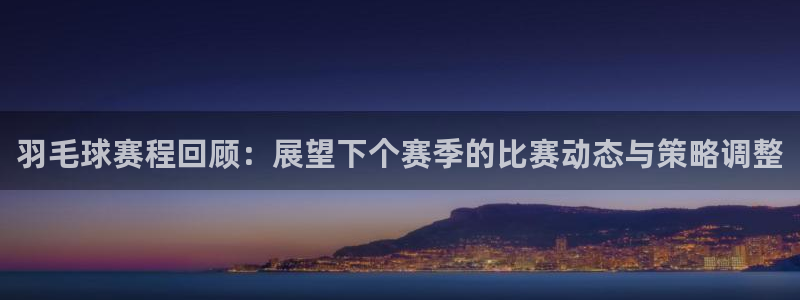 壹元娱乐app下载安装：羽毛球赛程回顾：展望下个赛季的比赛动